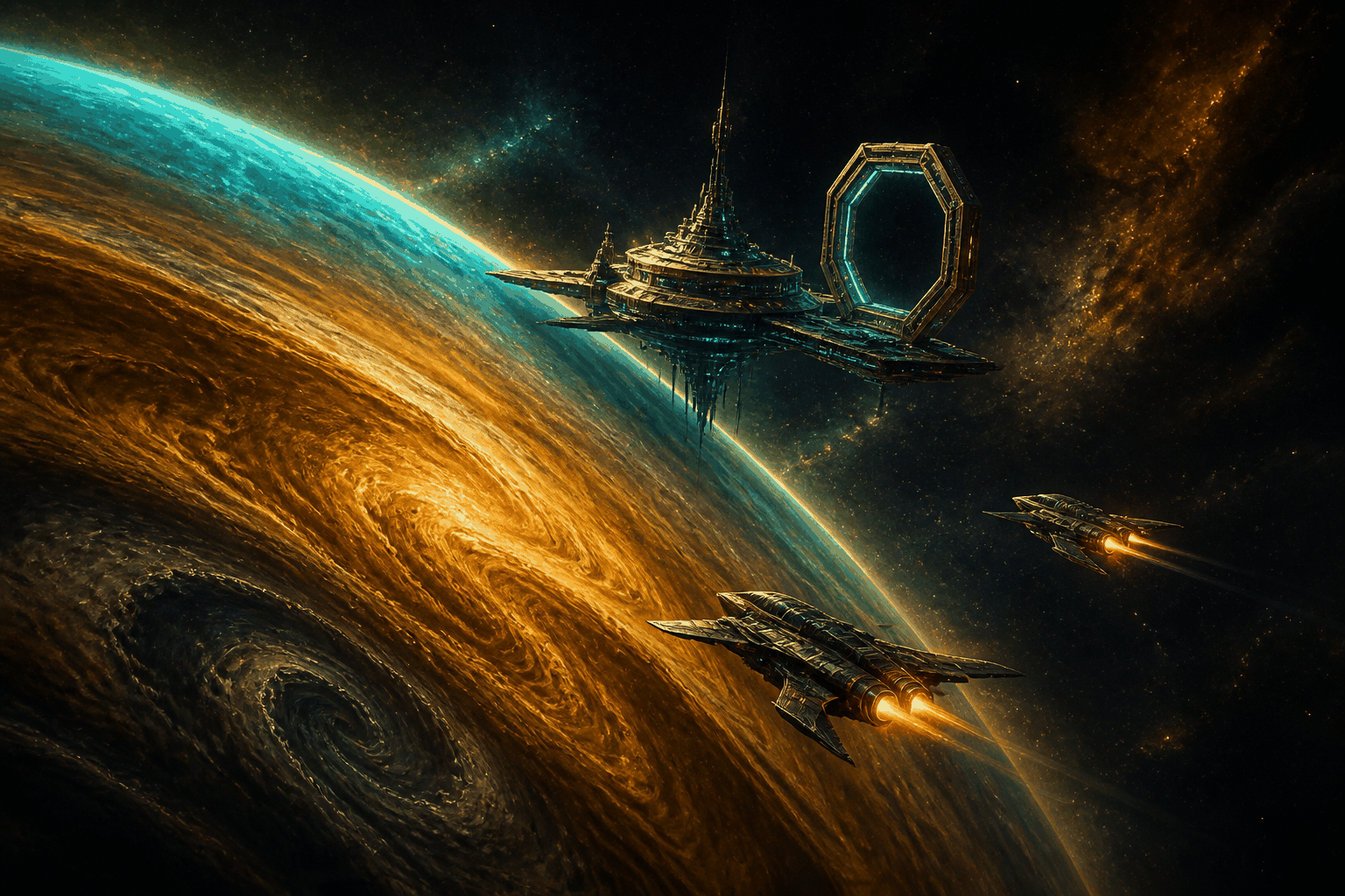 Die Exosphere über der letzten Atmosphäre